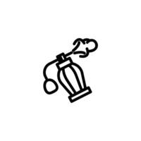 perfume icon or logo design isolated sign symbol illustration. High quality black line style suitable for designers, web developers, displays and websites vector