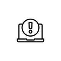error icon or logo design isolated sign symbol illustration. error icons collection, high quality black line style suitable for designers, web developers, displays and websites vector