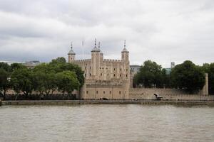 A large building with towers photo
