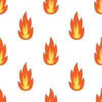 Flame effect seamless pattern. vector