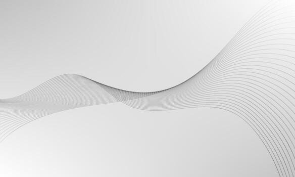 elegant black and white dynamic wave pattern abstract background vector