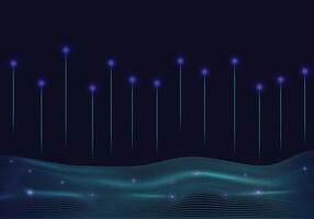 technology background abstract light blue vector