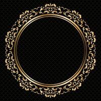 Vintage design with monograms and frame label vector