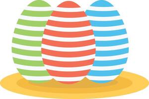 Collection of Eggs for Nowruz Day vector