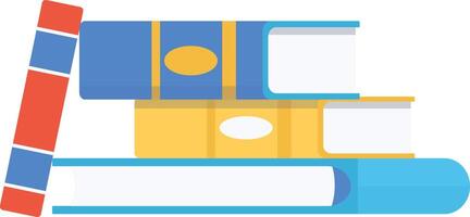 Stack Books Cartoon Element vector