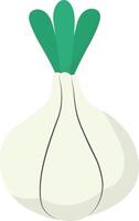 Garlic nowruz with cartoon design style vector