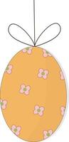 Eggs Icon for Easter Day Celebrate vector