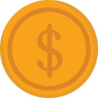 Coin nowruz with cartoon design style vector