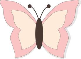 Butterfly Icon for Happy Easter Day Clipart vector