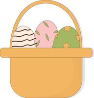 Eggs Icon for Easter Day Celebrate vector