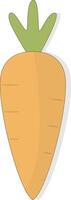 Carrot Element for Happy Easter Day Clipart vector