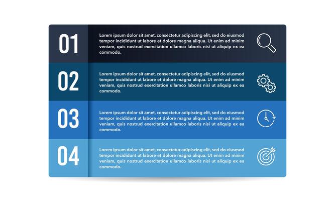 5 Steps to success infographic design template. Business Plan, Report, Marketing, Banner, Strategy and Presentation.