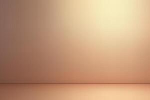 Soft Beige Gradient Studio Room Background with Subtle Lighting vector