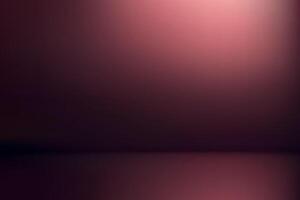 Dark Red Gradient Studio Room Background with Subtle Lighting vector