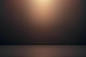Dark gold Gradient Studio Room Background with Subtle Lighting vector