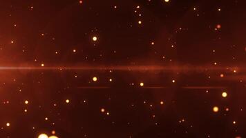 Abstract space background with flying bright particles of light and dust. neon night scene, digital science background 4K animation, seamless loop, virtual reality concept video