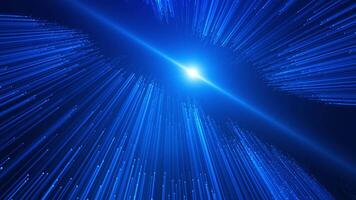 Science fiction or cyber lines. Lines and dots form information strips, large data fields. High information technologies. Seamless loop abstract background science fiction theme video