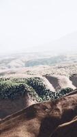 Aerial view of desert at the Libya video