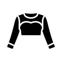 Long sleeve top, ideal for layering or wearing alone vector