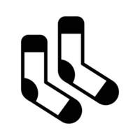 Icon representing a simple pair of socks vector