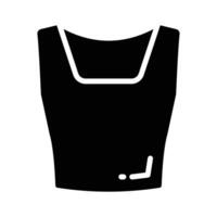 Icon representing a casual tank top for summer wear vector