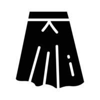 Icon of a skirt suitable for a variety of styles vector