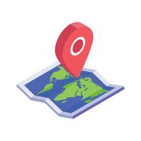Take a look at this amazing icon of location in modern style vector