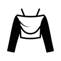 Get this amazing icon of off shoulder top in modern style vector