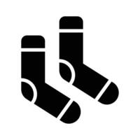 Icon representing a simple pair of socks vector