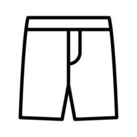 Casual knee length shorts with pockets for warm weather vector