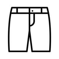 Casual knee length shorts with pockets for warm weather vector