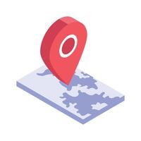 Take a look at this amazing icon of location in modern style vector