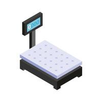An amazing icon of digital weighing scale in modern style vector