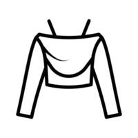 Get this amazing icon of off shoulder top in modern style vector