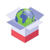 Get this creative icon of order fulfillment in editable designs style vector