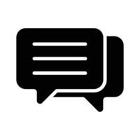Icon for real time customer support via chat vector