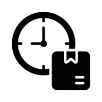 Take a look at this amazing icon of delivery time in modern style vector