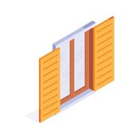 Get your hold on this amazing icon of window in modern style vector