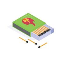 Get this unique icon of matchbox in modern style vector