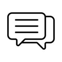 Icon for real time customer support via chat vector