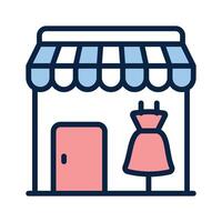 Icon for a clothing or garments store, ready to use vector