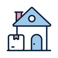 Ready to use icon of home delivery in modern style vector