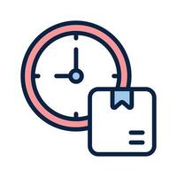 Take a look at this amazing icon of delivery time in modern style vector