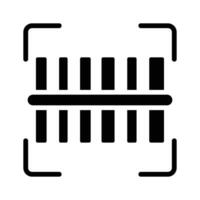 Icon of a barcode scanner for product identification vector