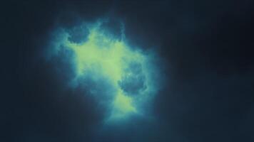 Enigmatic and Mysterious Dark Clouds with an Ethereal and Enchanting Glow Emitting Radiance. Motion video