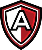 The logo for the a team vector