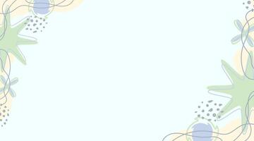 Minimalist abstract banner background vector