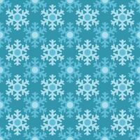 Sample Snowflake Blue Snowy in seamless pattern vector