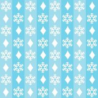 Snowflake with sparkling design on blue seamless pattern vector