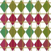Argyle Christmas theme Pattern. Seamless pattern. vector